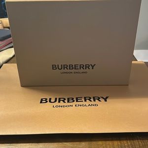 authentic burberry bag and box